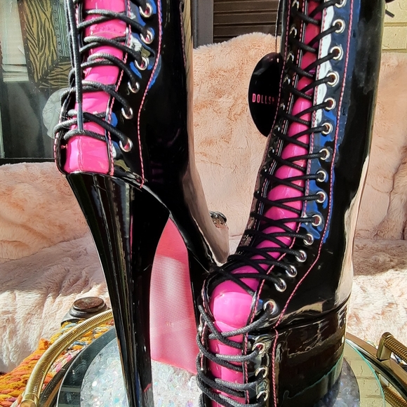 Platform Stiletto Boots - Picture 7 of 13